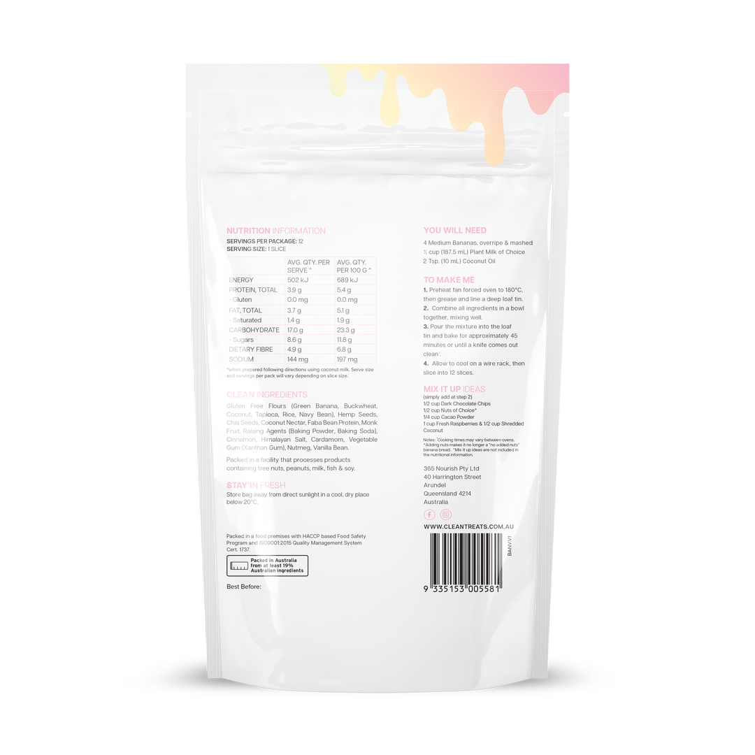 Ashy Bines Banana Bread Treats 280g