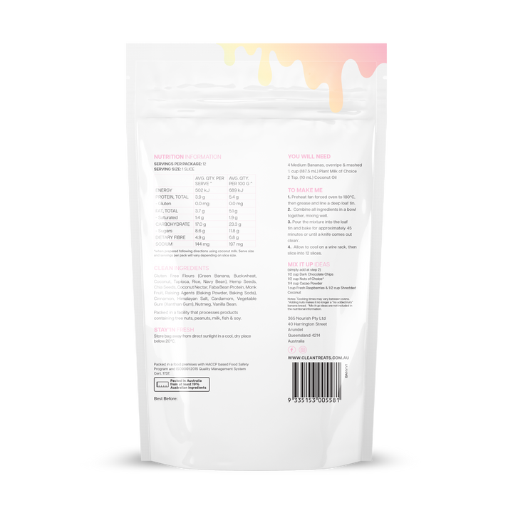 Ashy Bines Banana Bread Treats 280g