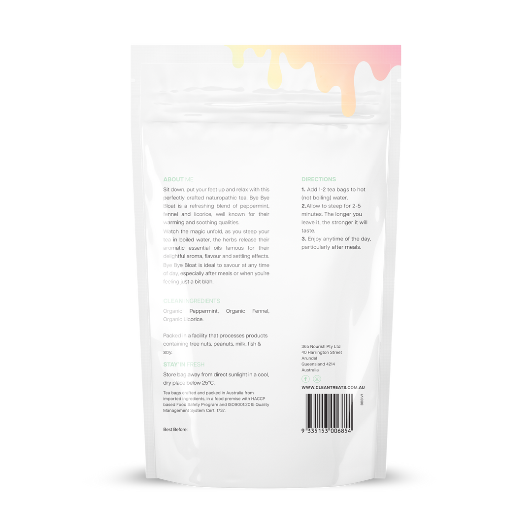 Ashy Bines Bye Bye Bloat 50 Tea Bags