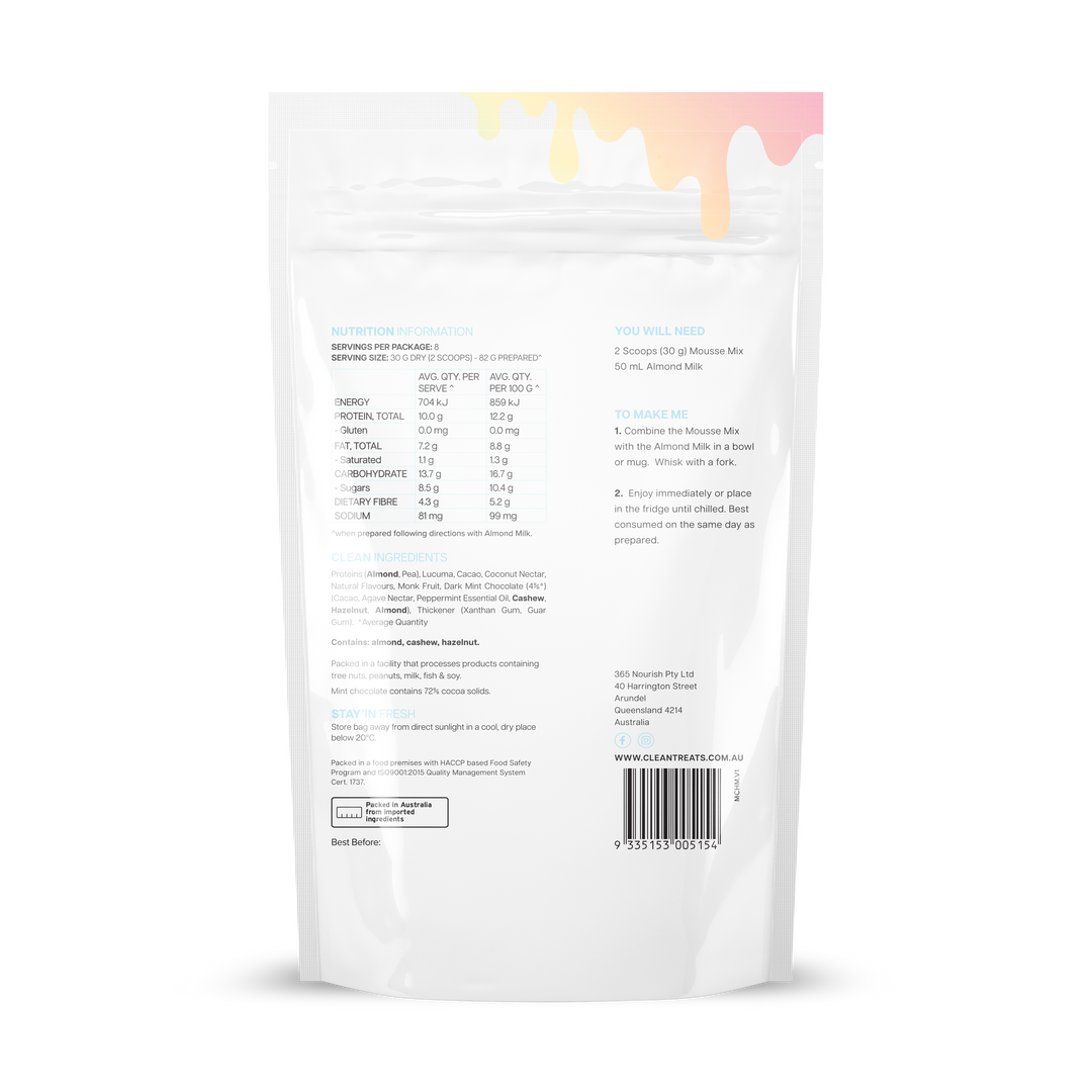 Ashy Bines Choc Mint Protein Mousse 240g