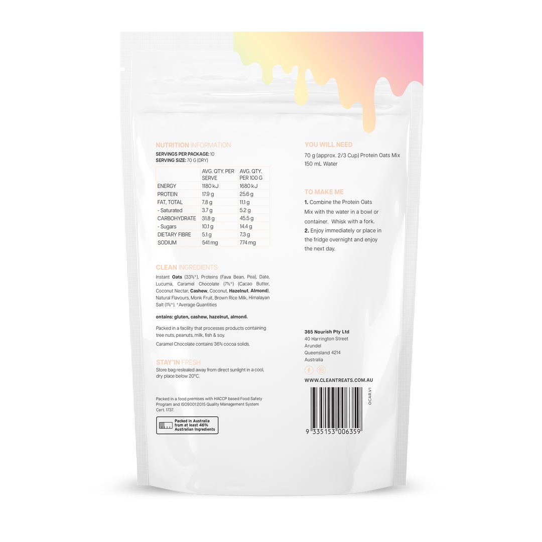 Ashy Bines Protein Oats Salted Caramel 700g