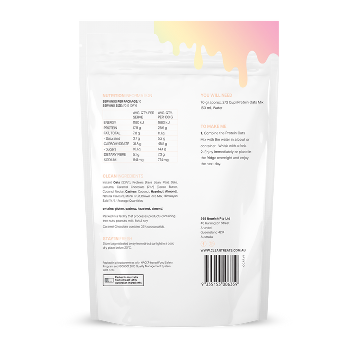 Ashy Bines Protein Oats Salted Caramel 700g